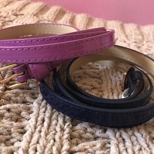 ‼️REDUCED PRICE‼️ Charming Charlie Skinny Belts